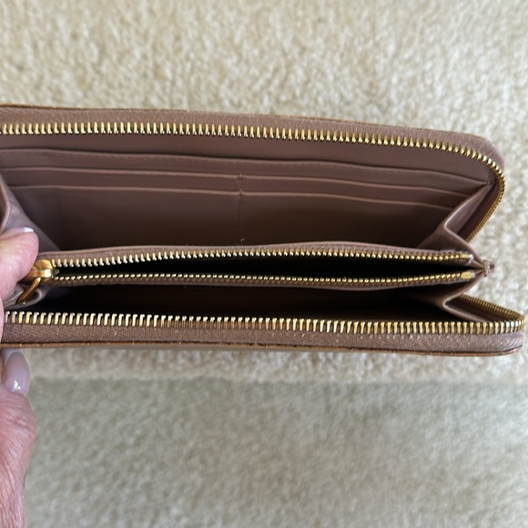 Miu Miu Crocodile Embossed Zip Around Long Wallet - Picture 15 of 17